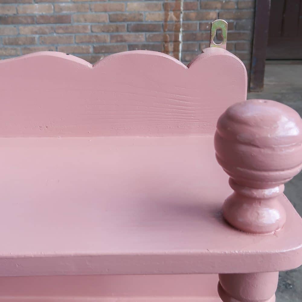 Brocante roze hangkast - Afbeelding 3