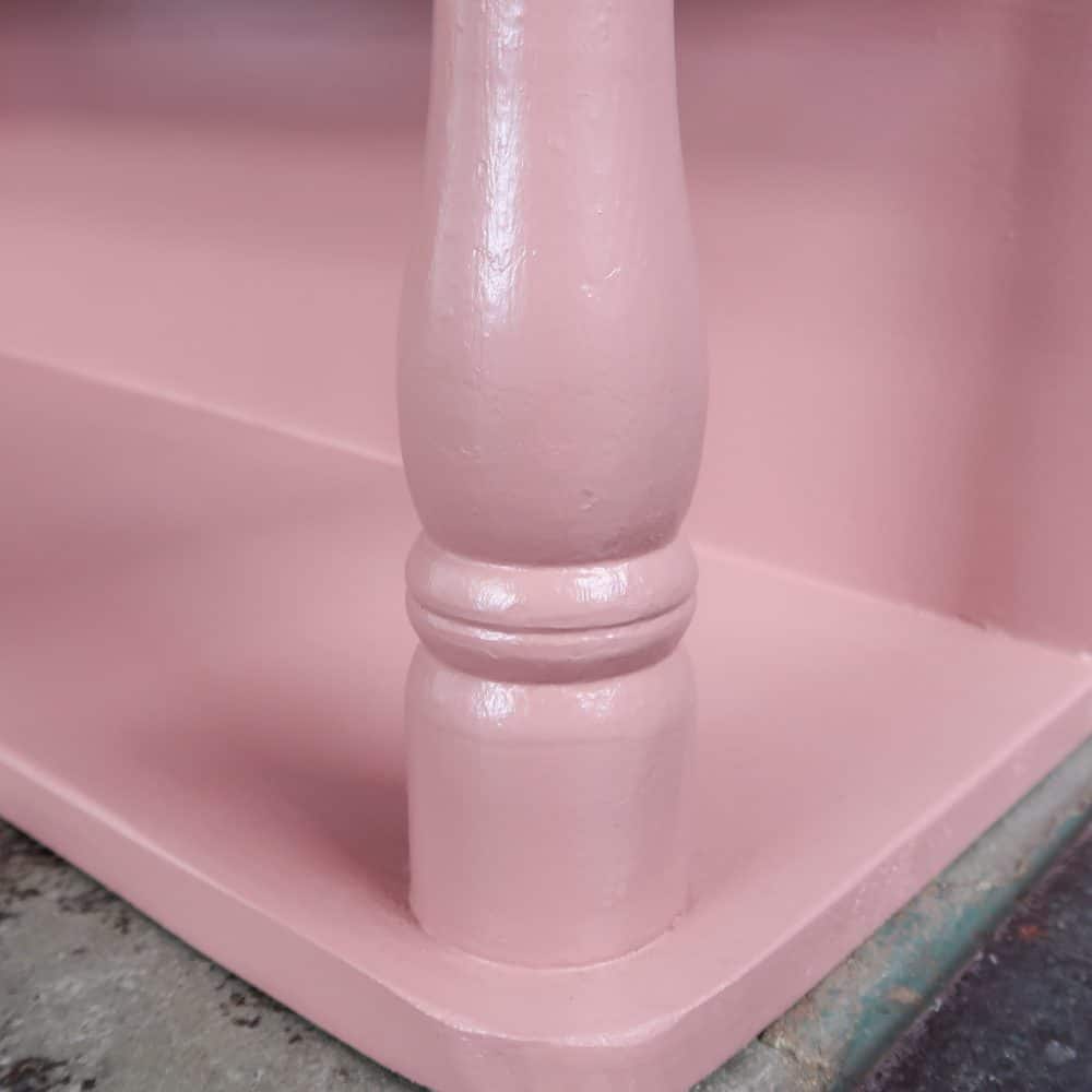 Brocante roze hangkast - Afbeelding 5