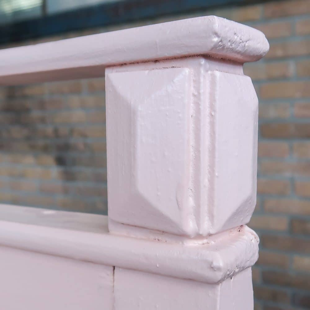 Brocante roze bank - Afbeelding 6