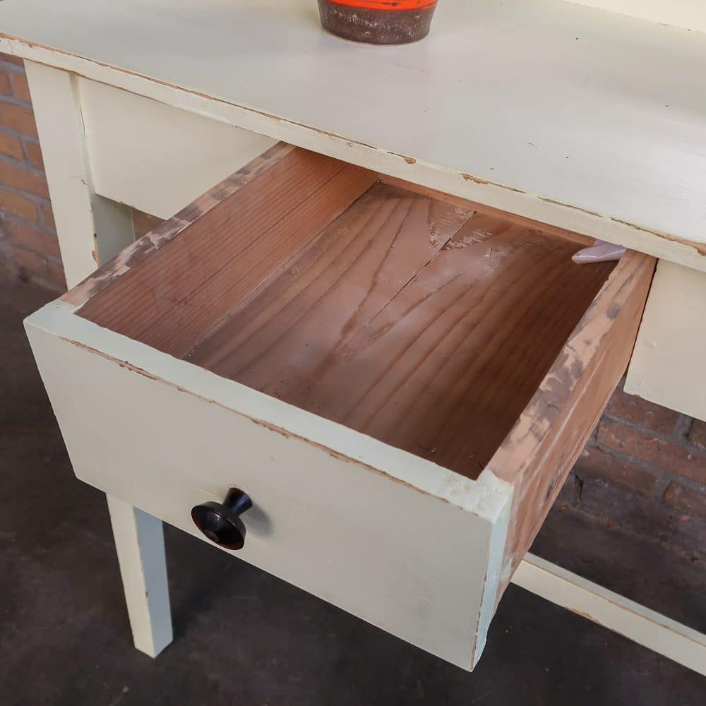 Brocante kaptafel - Afbeelding 3