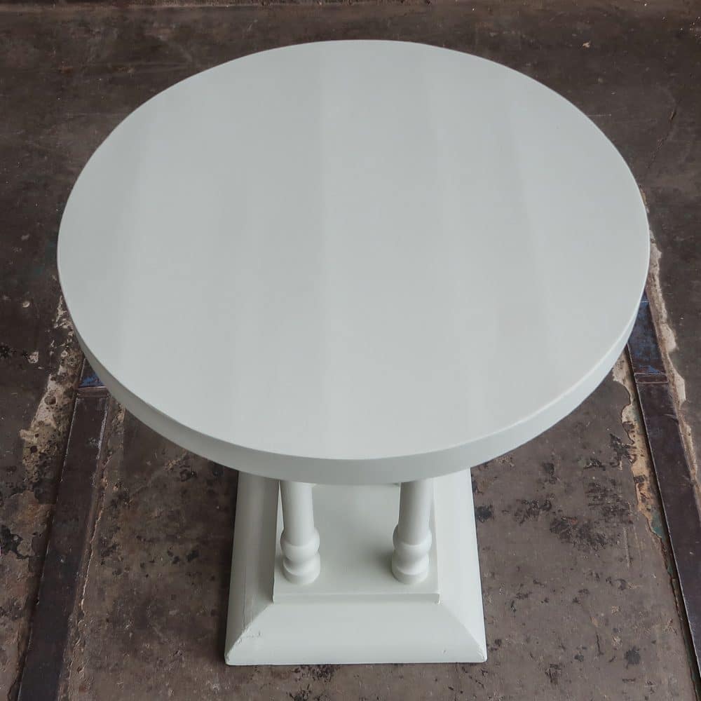 Rond brocante tafeltje - Afbeelding 2