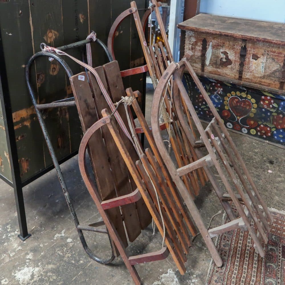 Brocante sleeën - Afbeelding 3
