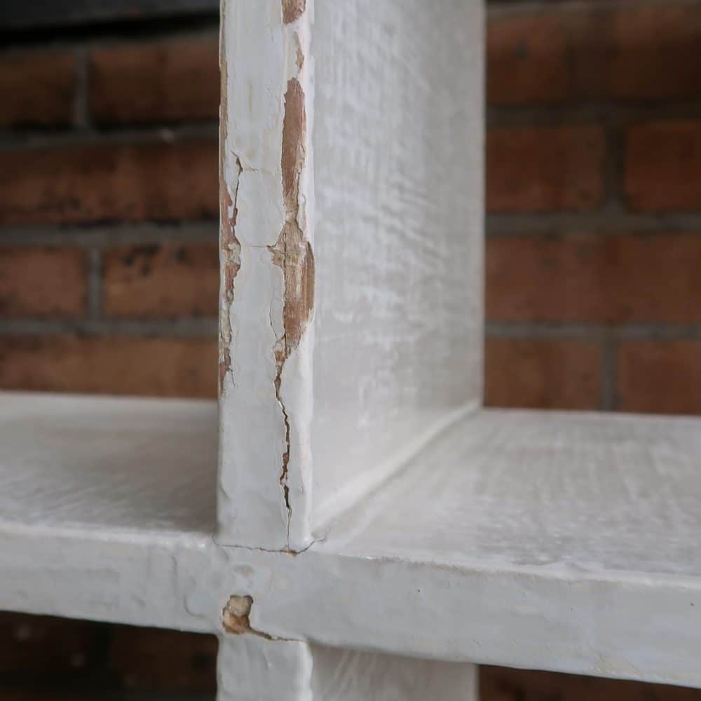 Brocante houten vakkenkast - Afbeelding 6