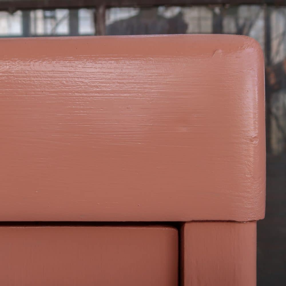 Roze eendeurs vitrinekast - Afbeelding 6