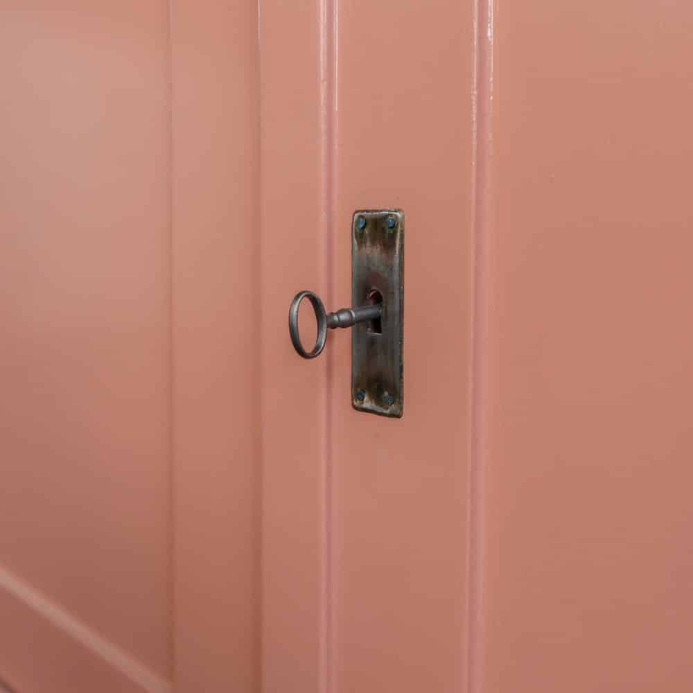 Brocante roze dressoir - Afbeelding 5