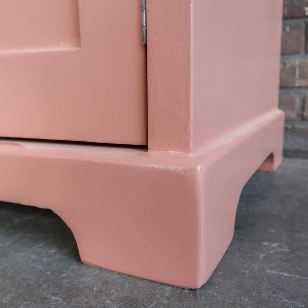 Brocante roze dressoir - Afbeelding 7