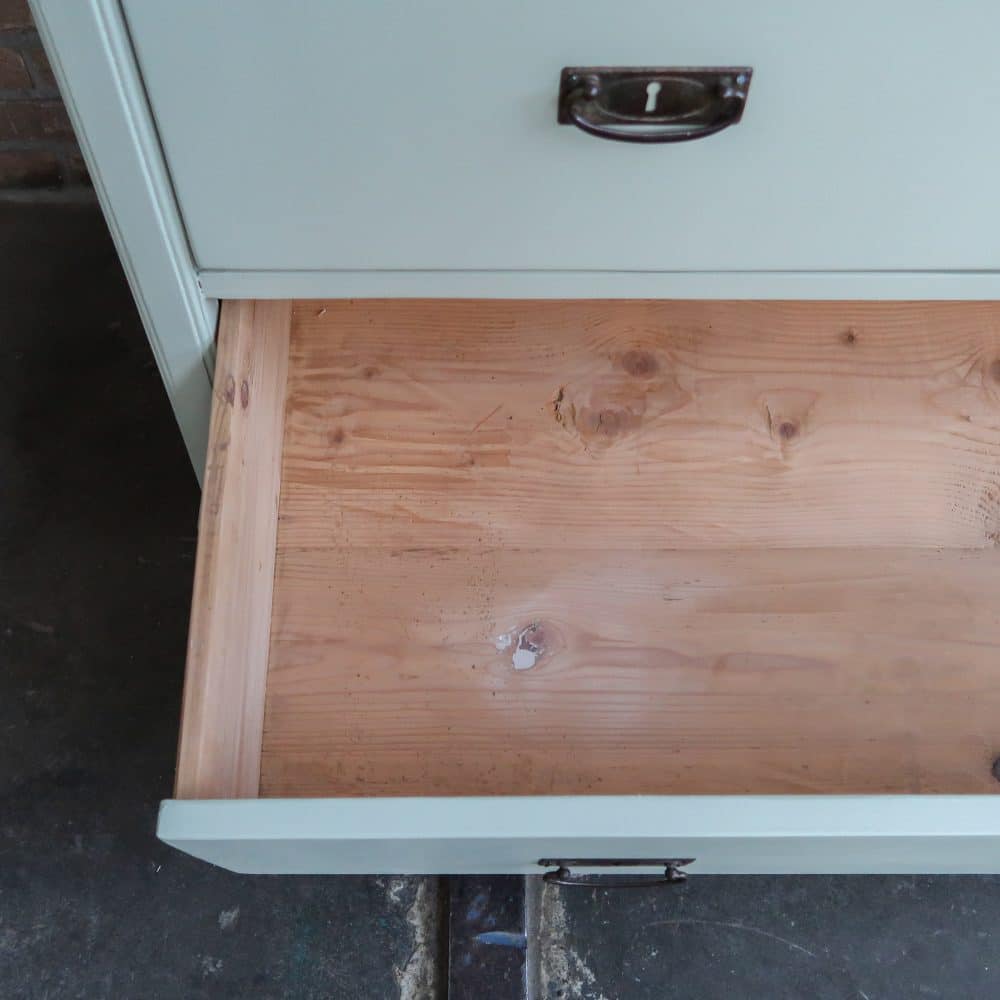 Grote brocante ladekast - Afbeelding 4