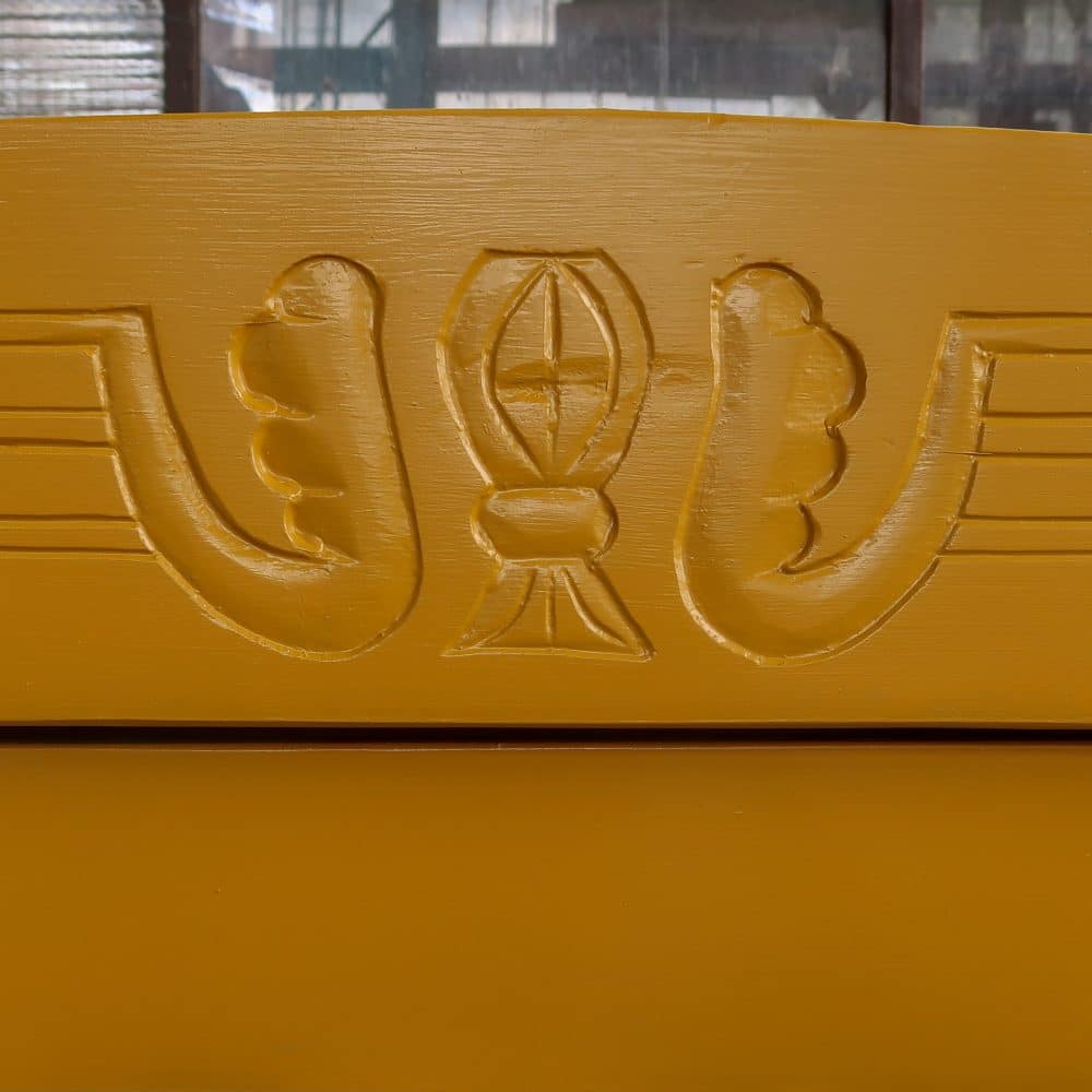 Brocante eendeurs vitrinekast - Afbeelding 4