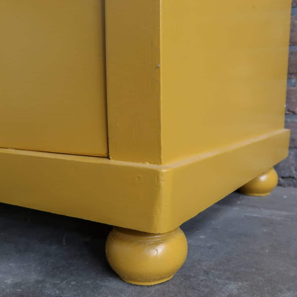 Brocante eendeurs vitrinekast - Afbeelding 8