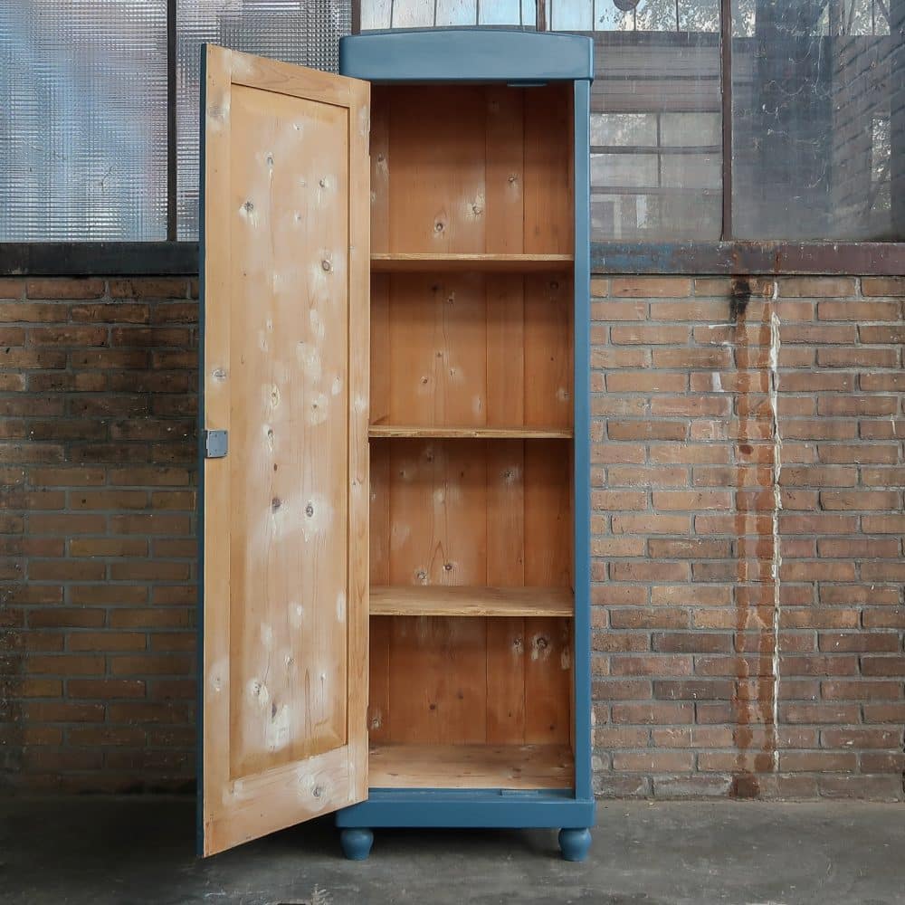 Blauwe eendeurs linnenkast - Afbeelding 3
