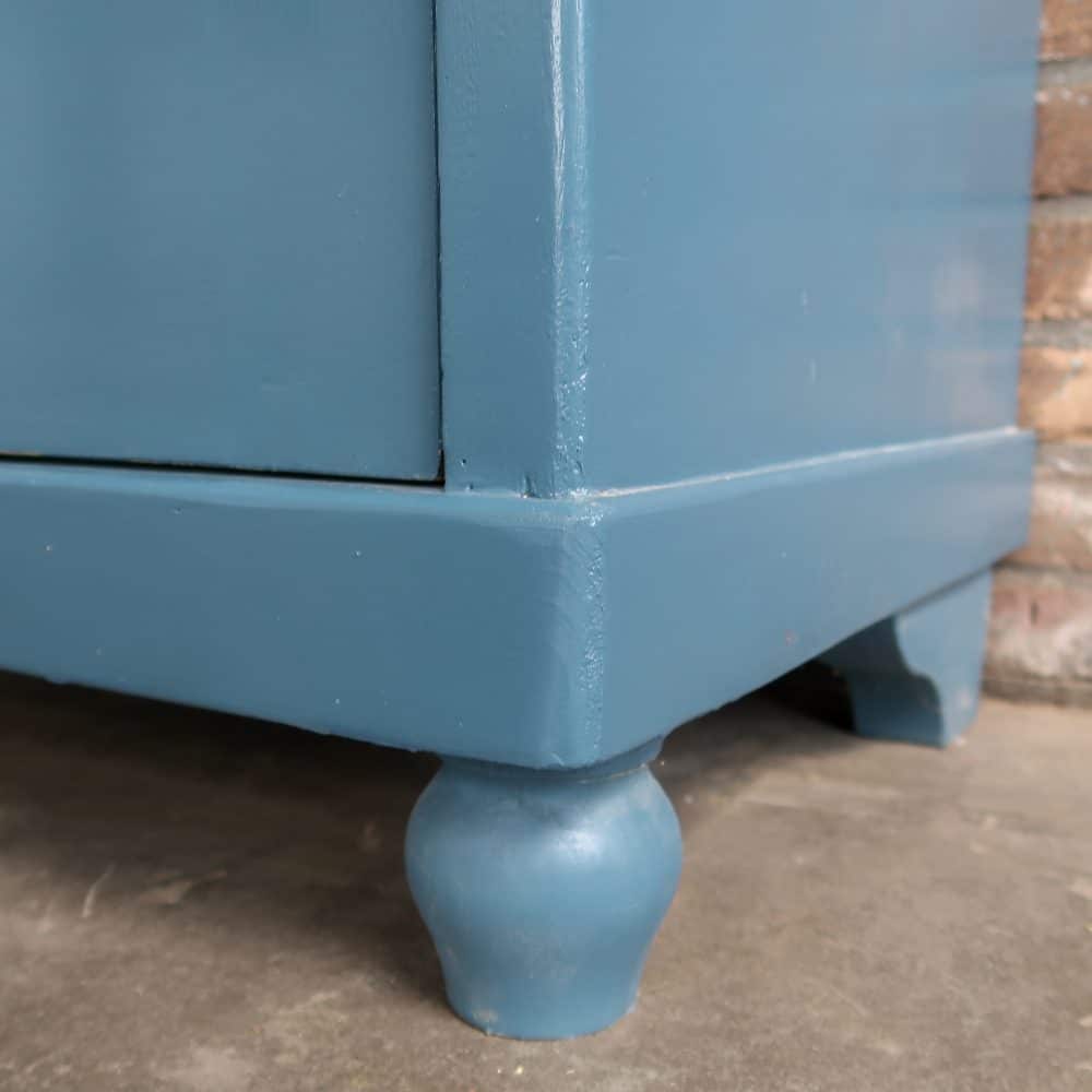 Blauwe eendeurs linnenkast - Afbeelding 7