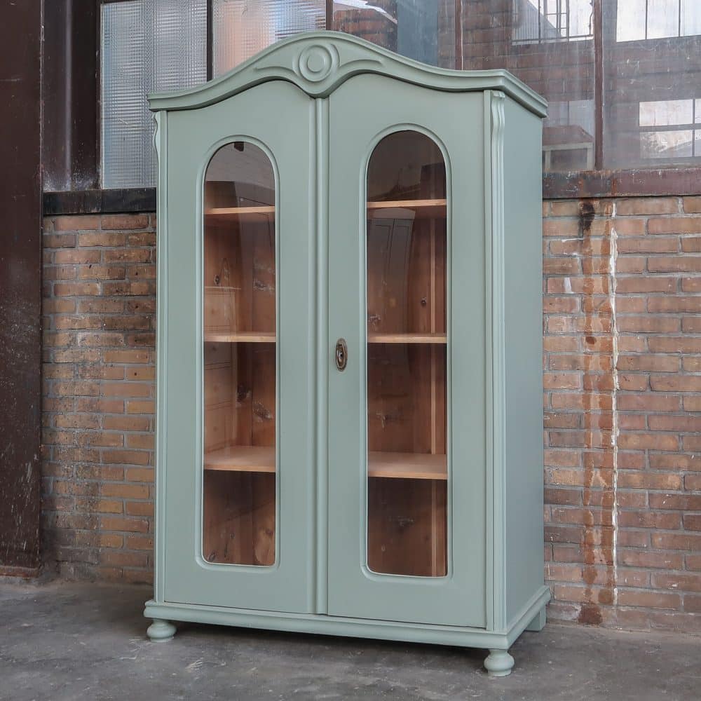 Brocante vitrinekast - Afbeelding 2