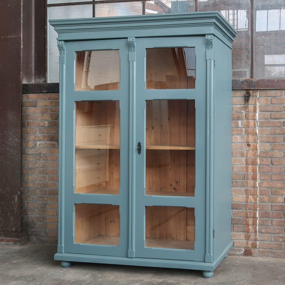Brocante vitrinekast - Afbeelding 2