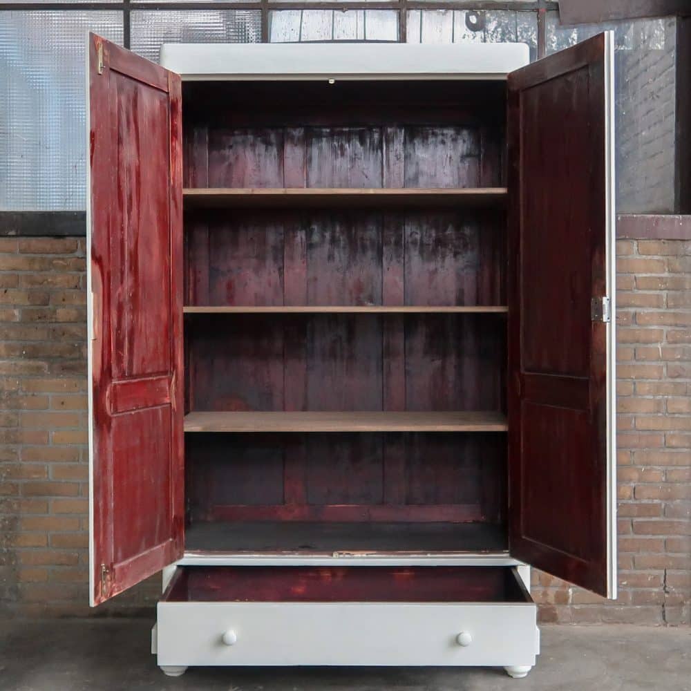 Brocante linnenkast - Afbeelding 3