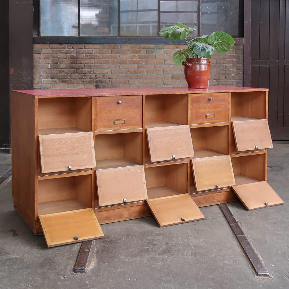 Vintage kleppenkast - tweezijdig - Afbeelding 2