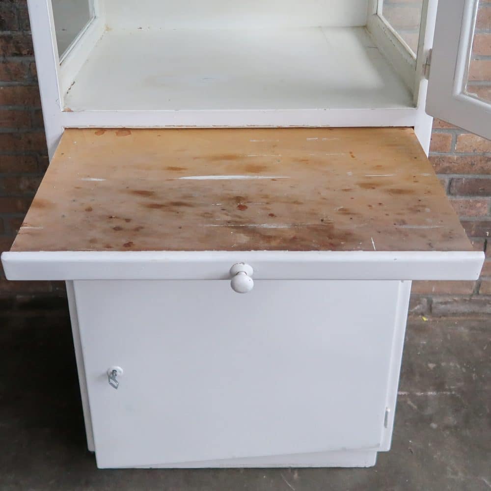 Vintage houten dokterskast - Afbeelding 6
