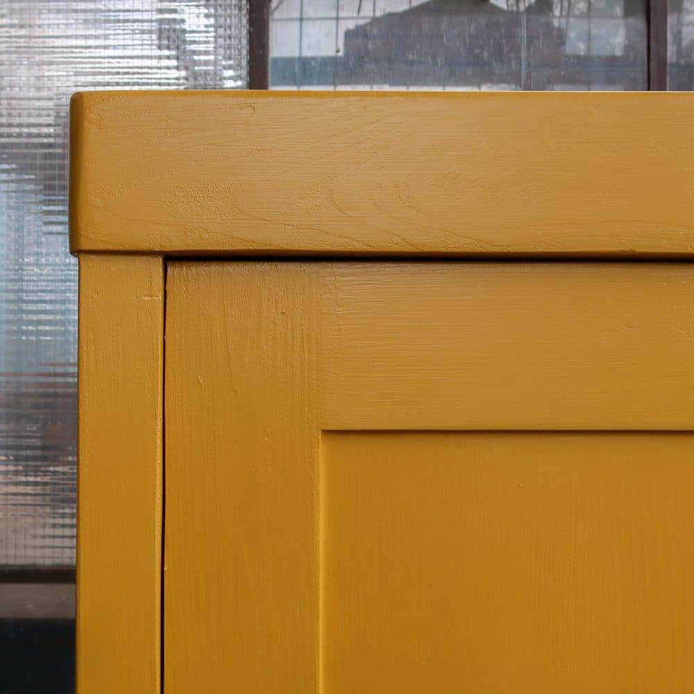 Brocante eendeurs linnenkast - Afbeelding 4