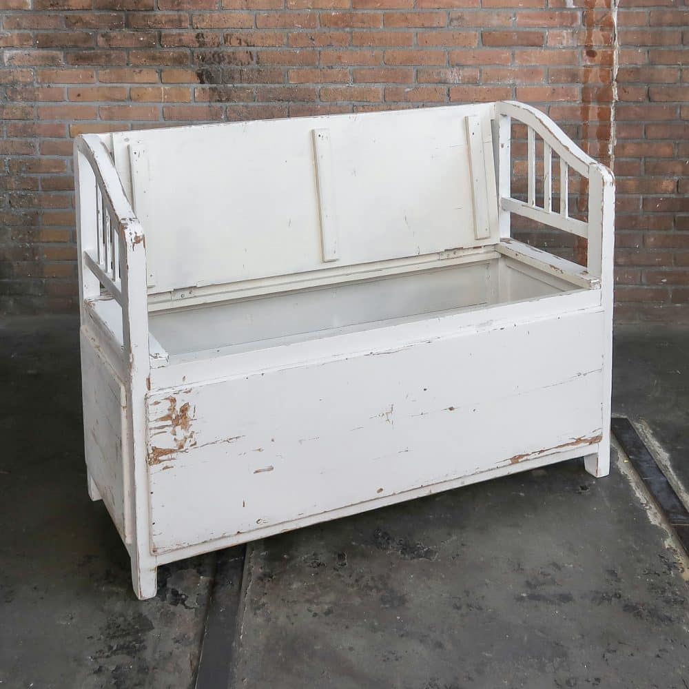 Brocante klepbankje - Afbeelding 2