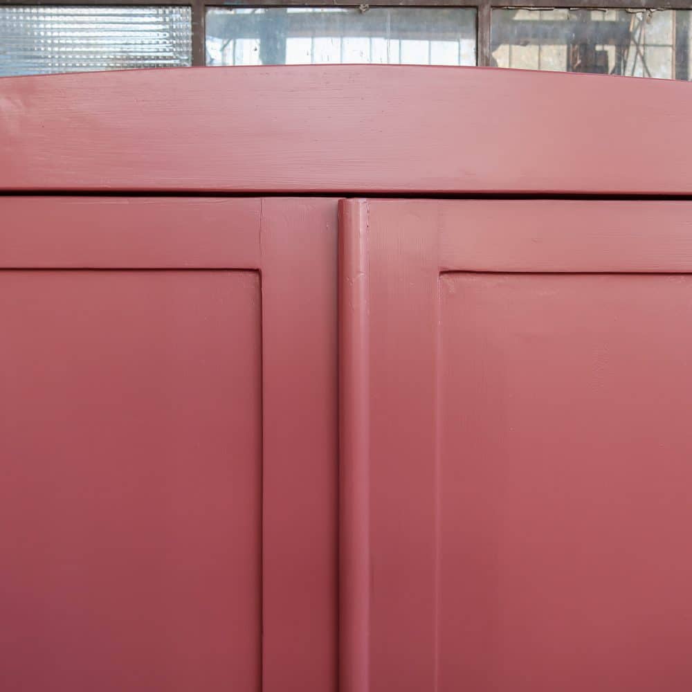 Brocante oud roze linnenkast - Afbeelding 4
