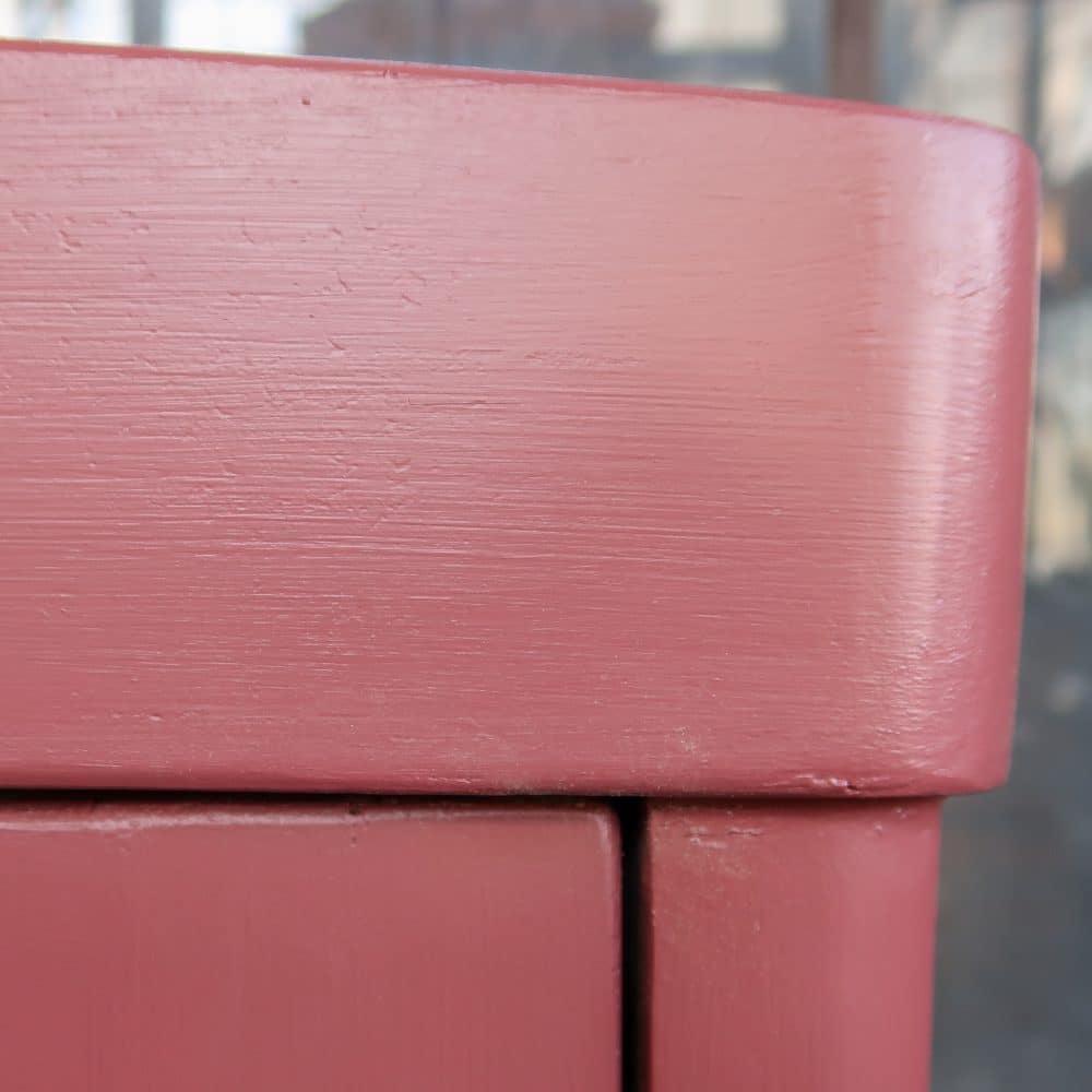 Brocante oud roze linnenkast - Afbeelding 6
