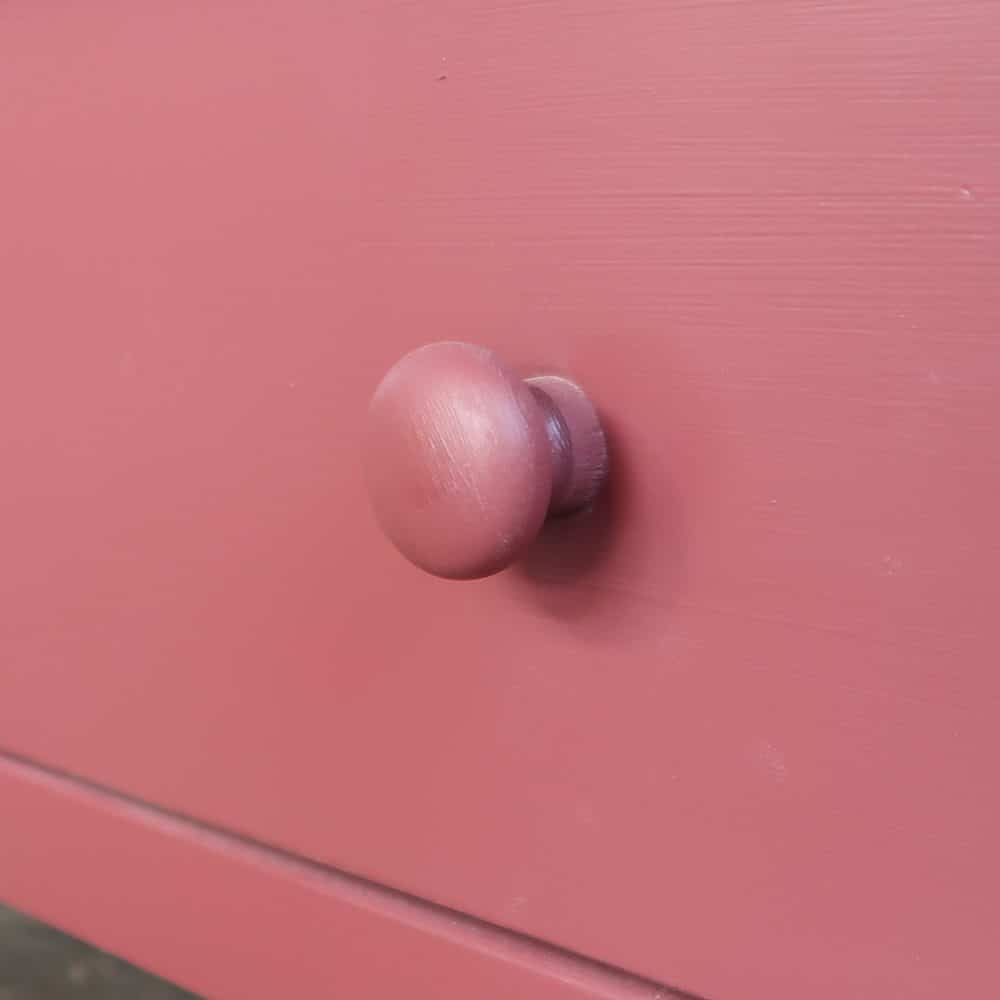 Brocante oud roze linnenkast - Afbeelding 7