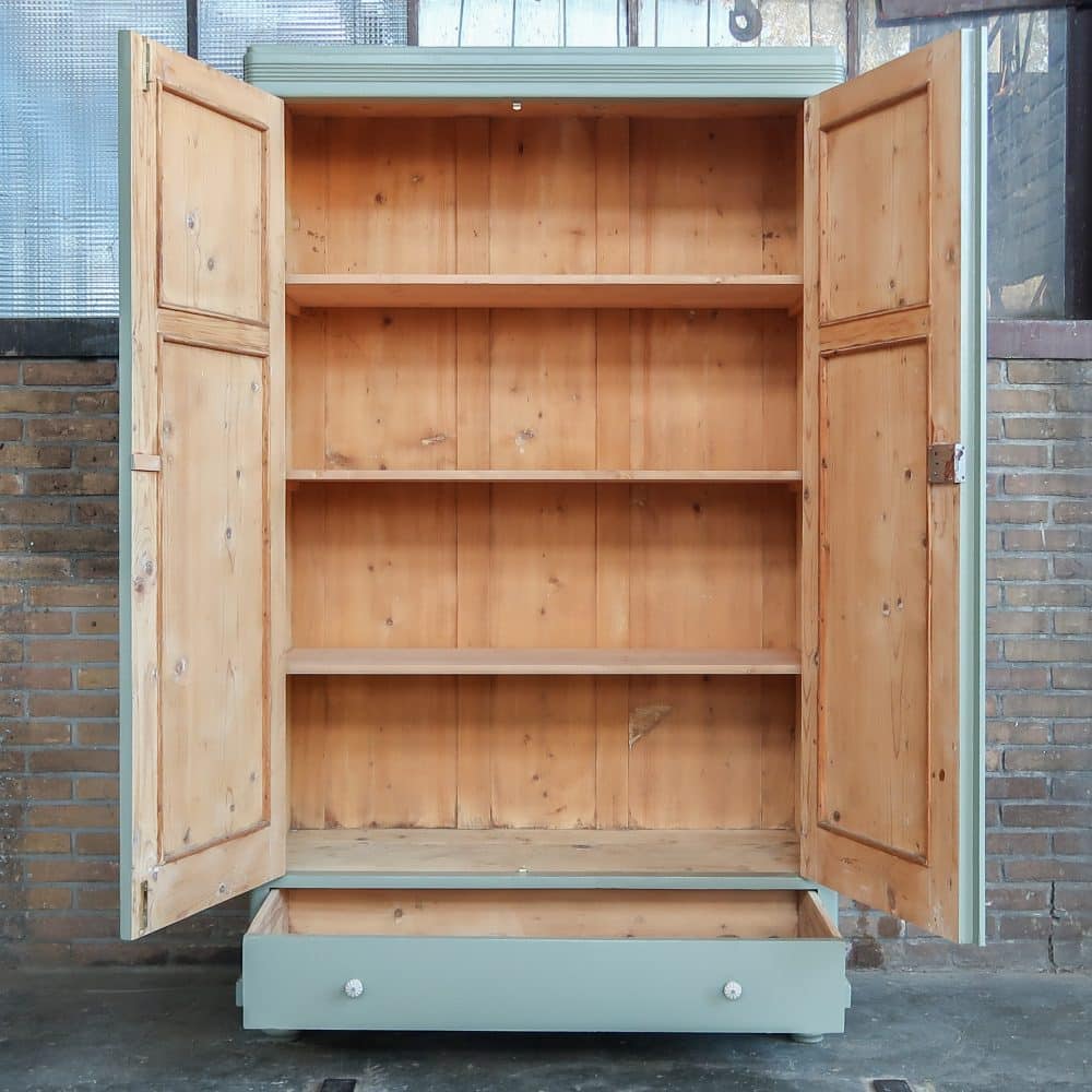 Brocante linnenkast - Afbeelding 2