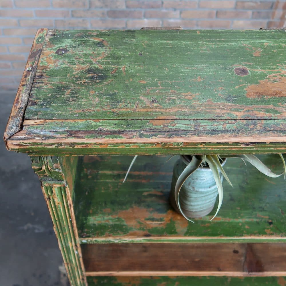 Brocante boekenrek met lades - Afbeelding 3