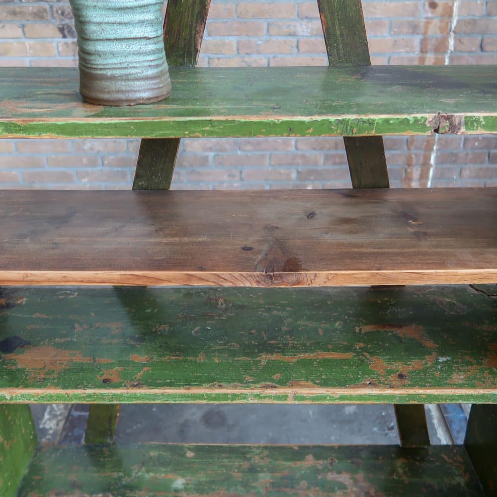 Brocante boekenrek met lades - Afbeelding 6