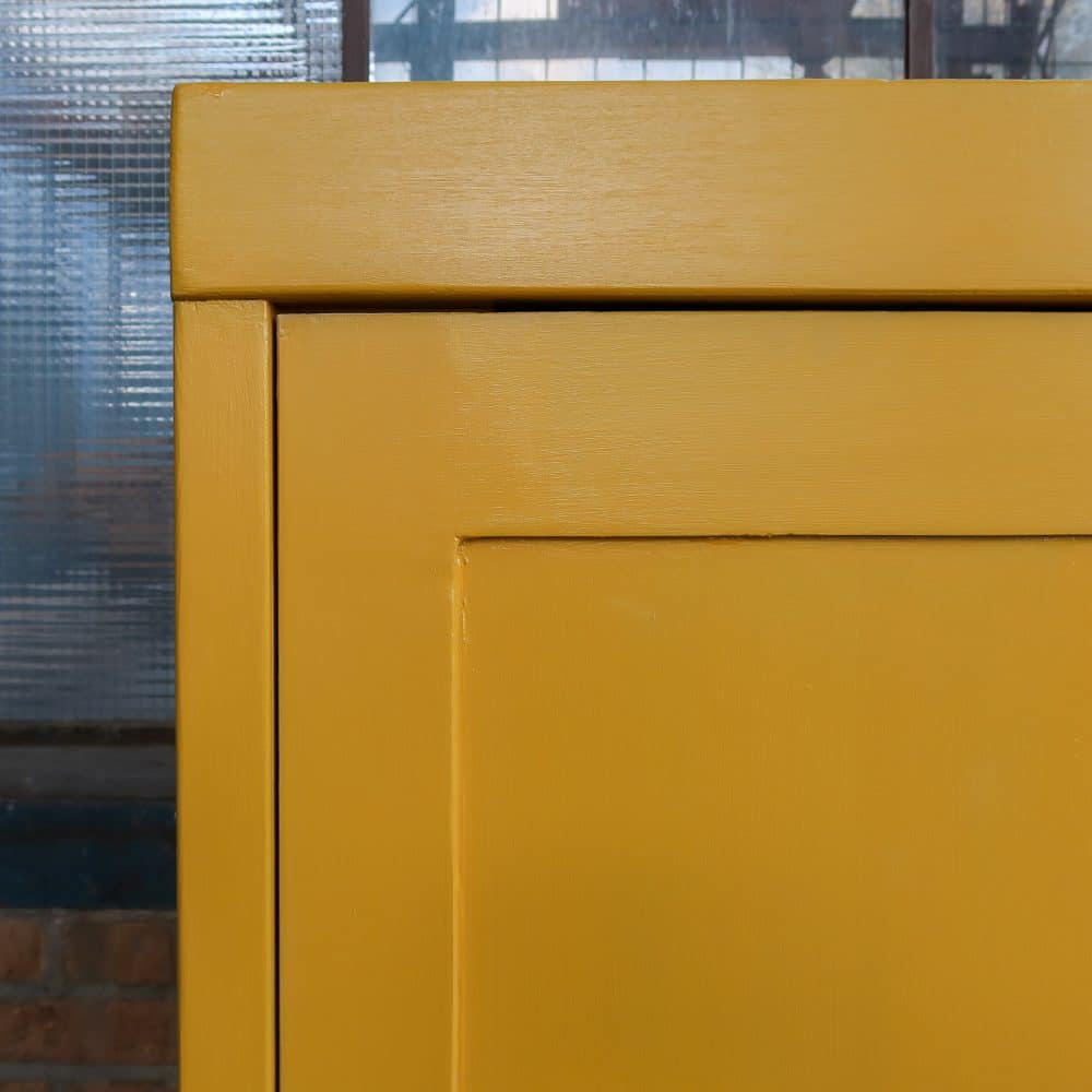 Brocante eendeurs linnenkast - Afbeelding 4