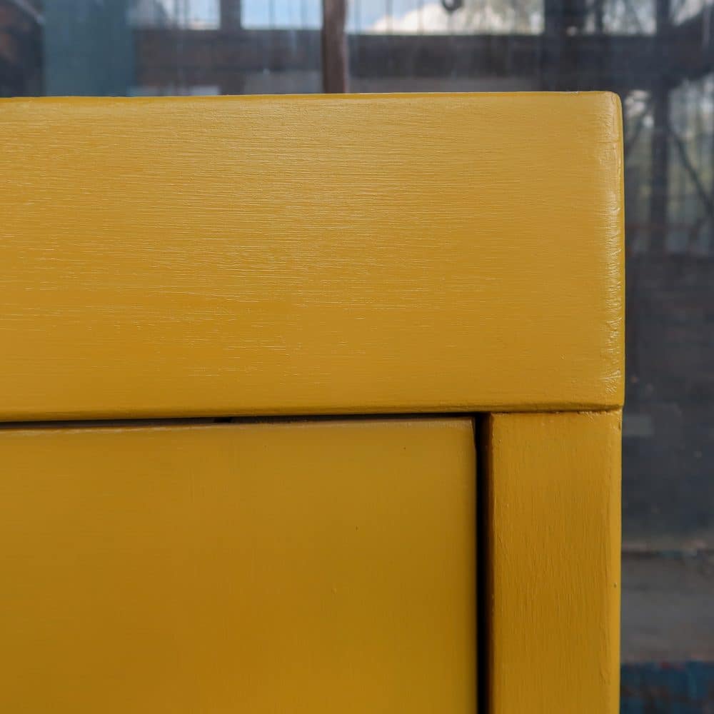 Brocante eendeurs linnenkast - Afbeelding 6