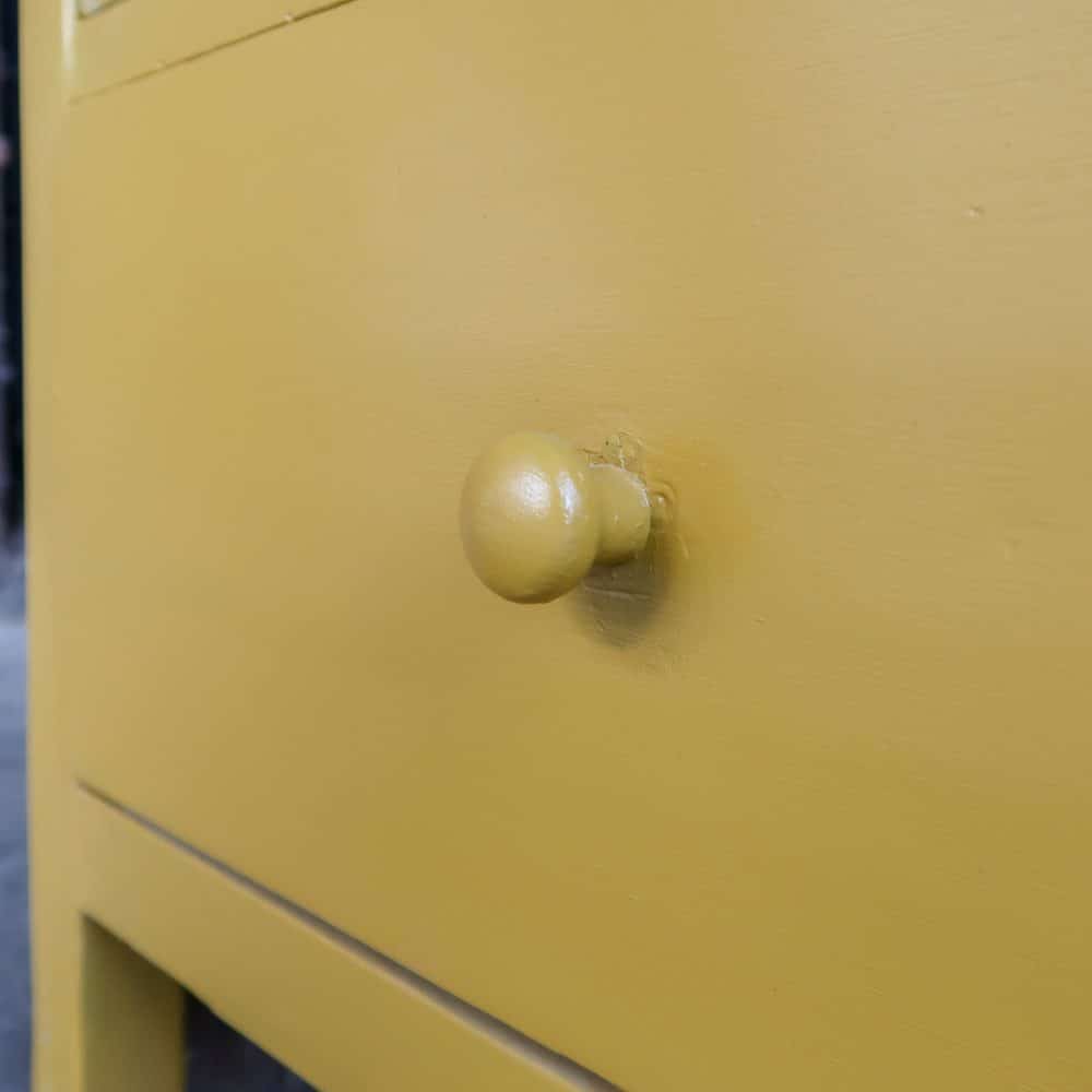 Brocante eendeurs linnenkast - Afbeelding 8