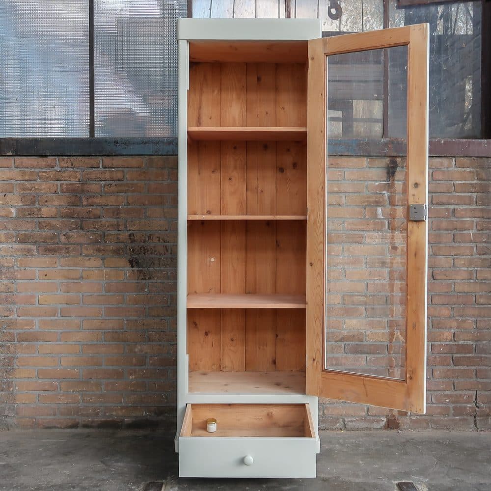 Eendeurs vitrinekast - Afbeelding 3