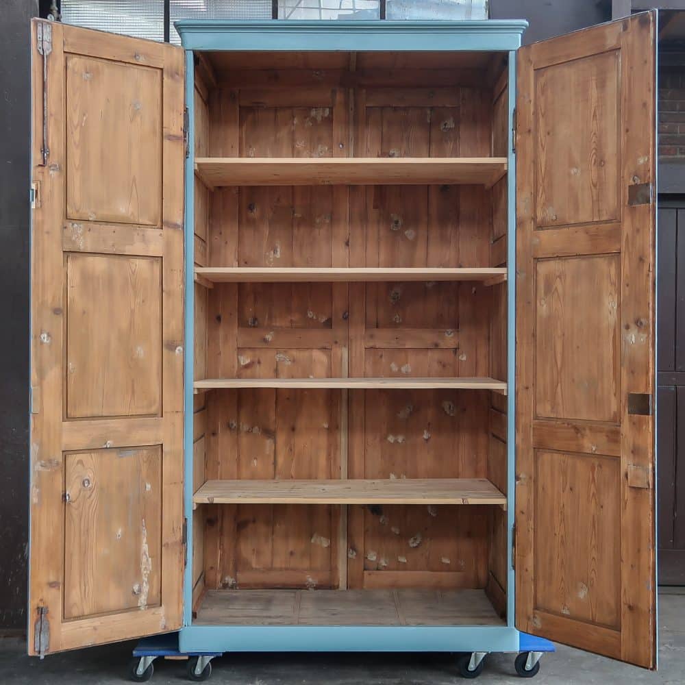 Brocante garderobekast - Afbeelding 3