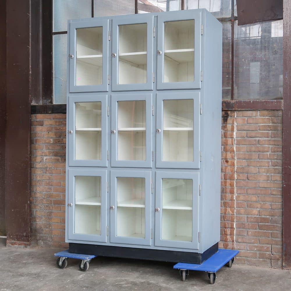 Houten vitrinekast - Afbeelding 2