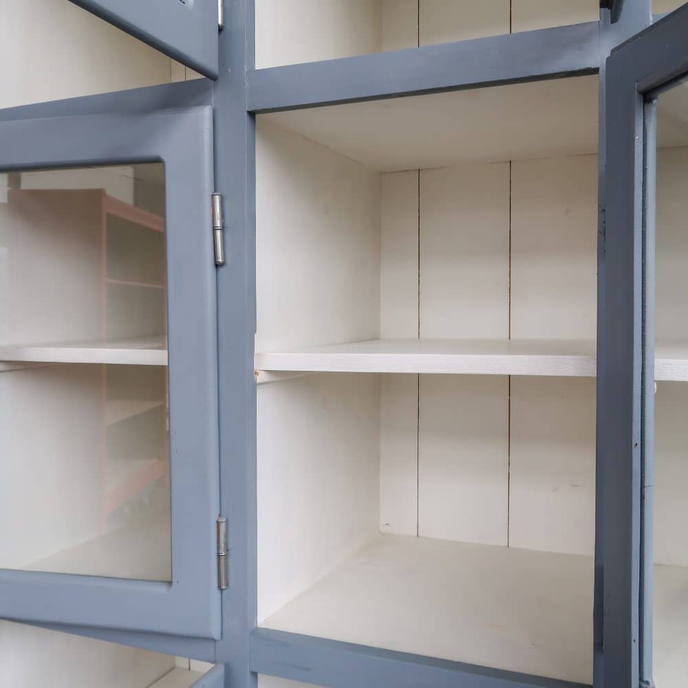 Houten vitrinekast - Afbeelding 4
