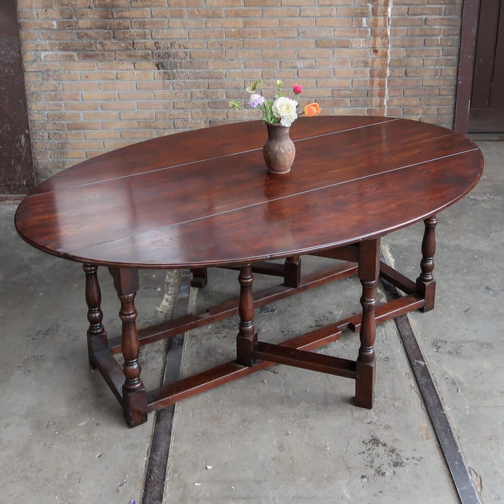 Antieke hangoortafel - Afbeelding 2