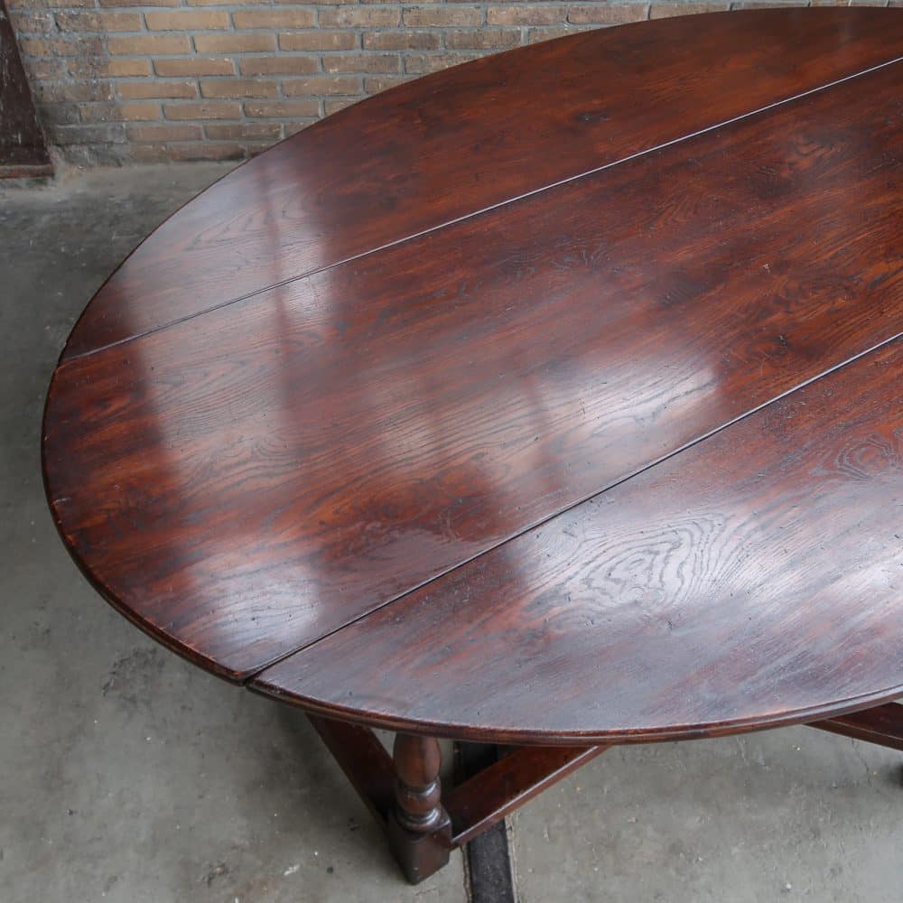 Antieke hangoortafel - Afbeelding 3