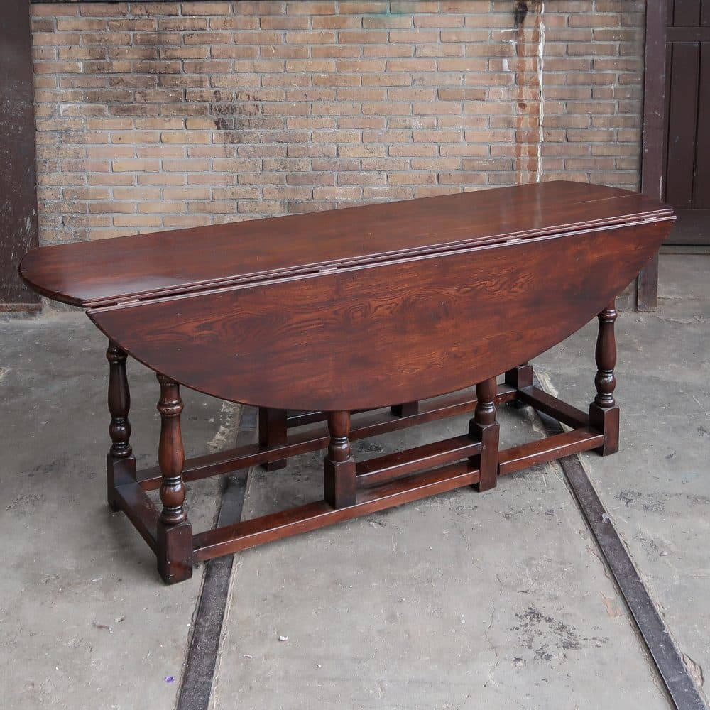 Antieke hangoortafel - Afbeelding 4