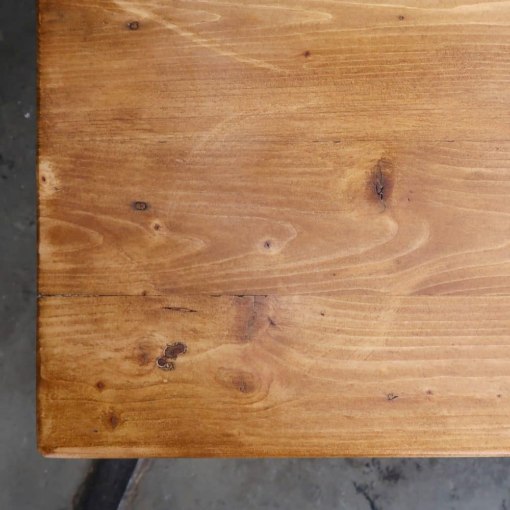 Brocante tafeltje met uitschuifbare plank - Afbeelding 5