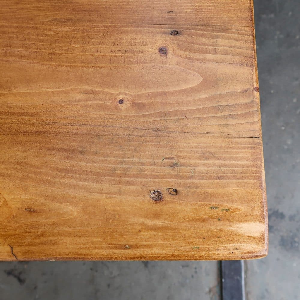 Brocante tafeltje met uitschuifbare plank - Afbeelding 6
