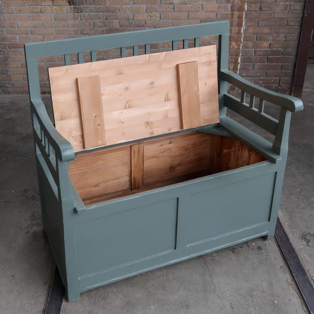 Brocante klepbankje - Afbeelding 2