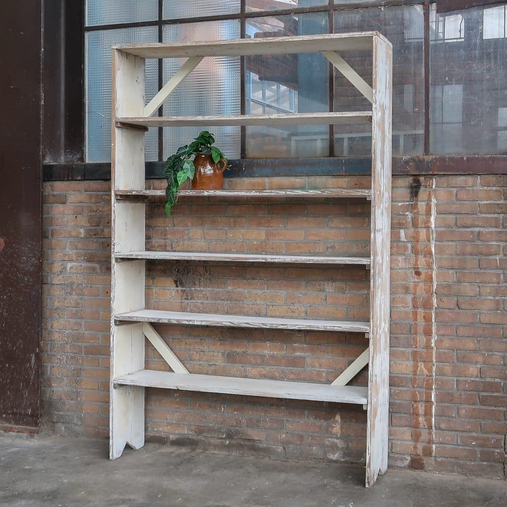Brocante boekenrek - Afbeelding 2