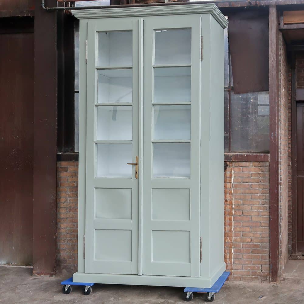 Hoge kast met ensuite deuren - demontabel - Afbeelding 2
