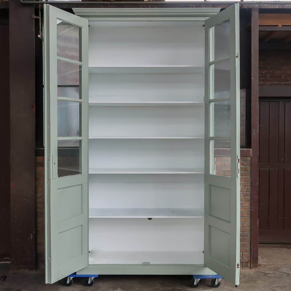 Hoge kast met ensuite deuren - demontabel - Afbeelding 3
