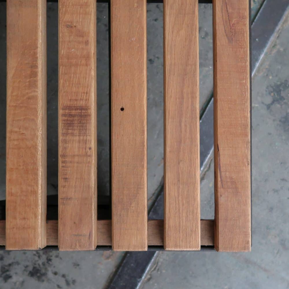 Industriële kar - salontafel - Afbeelding 6