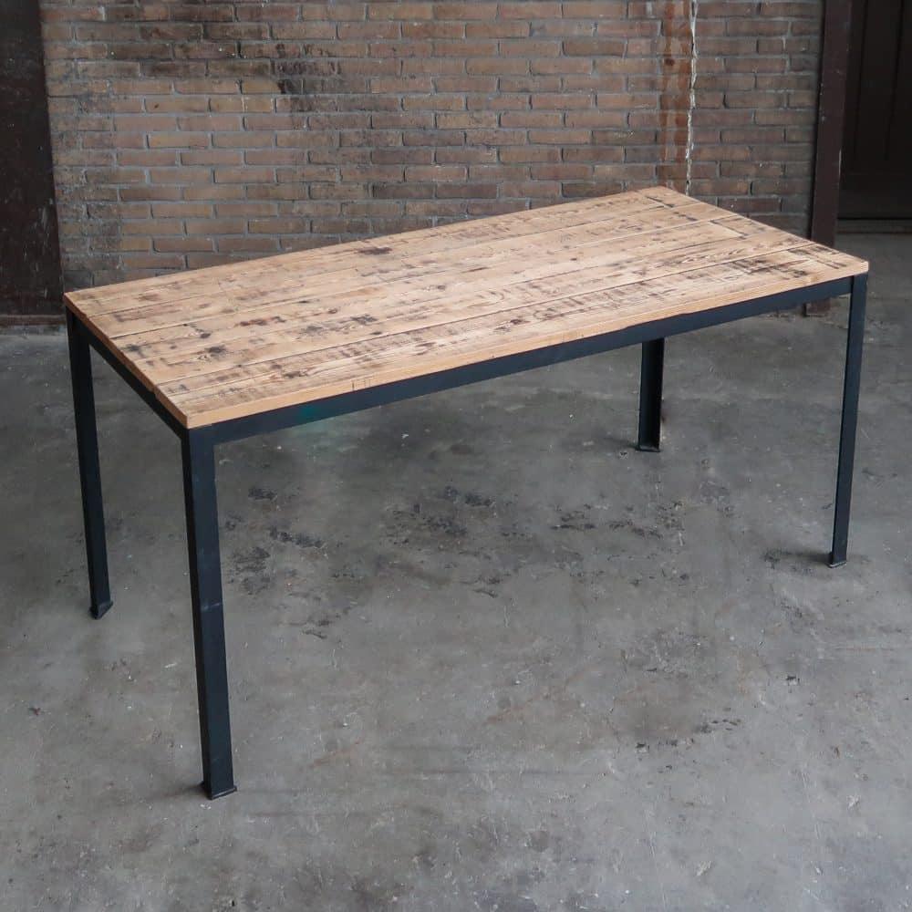 Tafel met metalen frame - Afbeelding 2