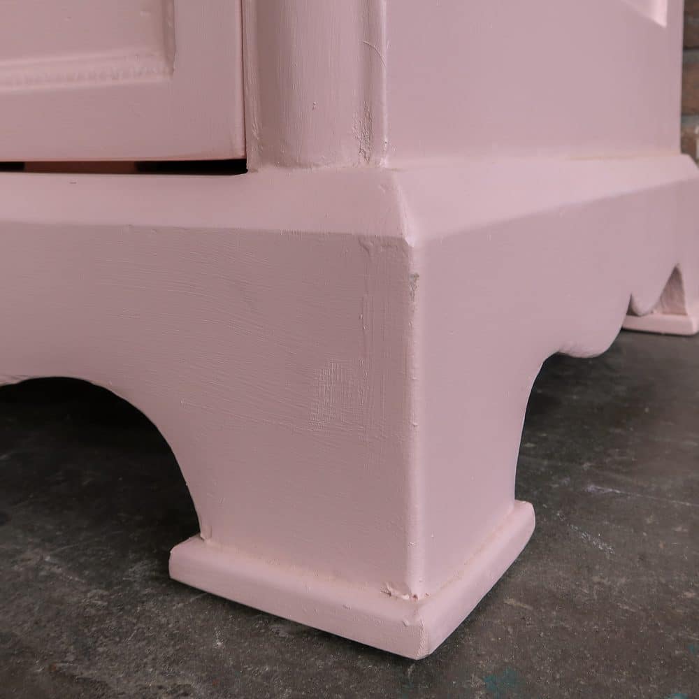 Roze brocante ladekast - Afbeelding 8