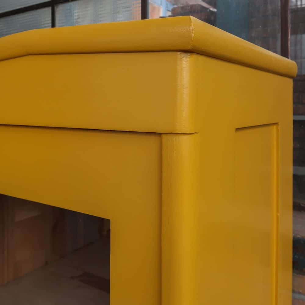 Brocante eendeurs vitrinekast - Afbeelding 5