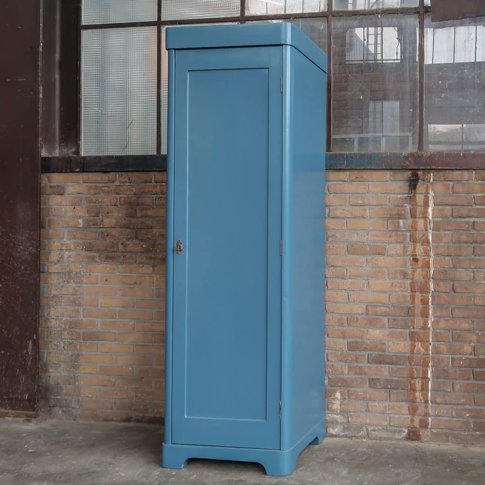 Blauwe eendeurs linnenkast - Afbeelding 3