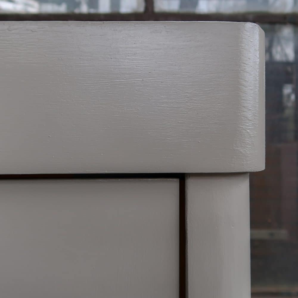 Eendeurs taupe vitrinekast - Afbeelding 5